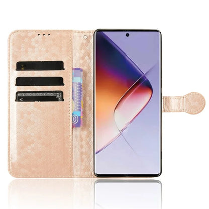 For Infinix Note 40 Pro 5G Case Dots Pattern PU Leather Stand Phone Cover