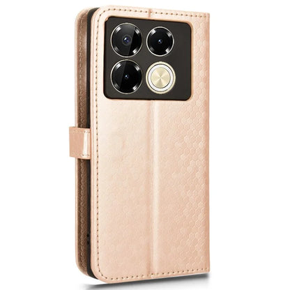 For Infinix Note 40 Pro 5G Case Dots Pattern PU Leather Stand Phone Cover