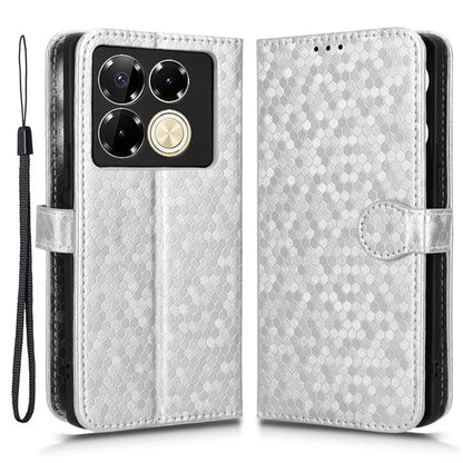 For Infinix Note 40 Pro 5G Case Dots Pattern PU Leather Stand Phone Cover