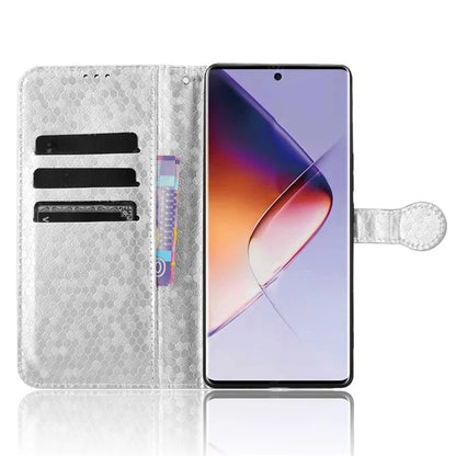 For Infinix Note 40 Pro 5G Case Dots Pattern PU Leather Stand Phone Cover