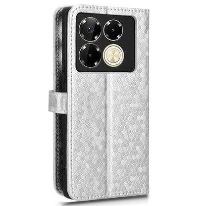 For Infinix Note 40 Pro 5G Case Dots Pattern PU Leather Stand Phone Cover