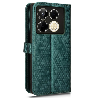 For Infinix Note 40 Pro 5G Case Dots Pattern PU Leather Stand Phone Cover
