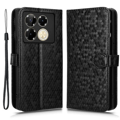 For Infinix Note 40 Pro 5G Case Dots Pattern PU Leather Stand Phone Cover