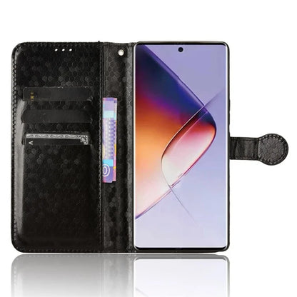 For Infinix Note 40 Pro 5G Case Dots Pattern PU Leather Stand Phone Cover