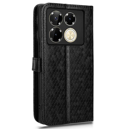 For Infinix Note 40 Pro 5G Case Dots Pattern PU Leather Stand Phone Cover