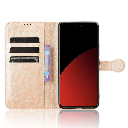 For Xiaomi Civi 4 Pro 5G / 14 Civi 5G Wallet Case Dots Imprinted PU Leather+TPU Phone Cover