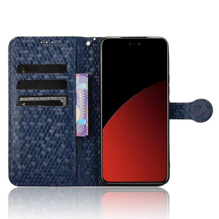 For Xiaomi Civi 4 Pro 5G / 14 Civi 5G Wallet Case Dots Imprinted PU Leather+TPU Phone Cover