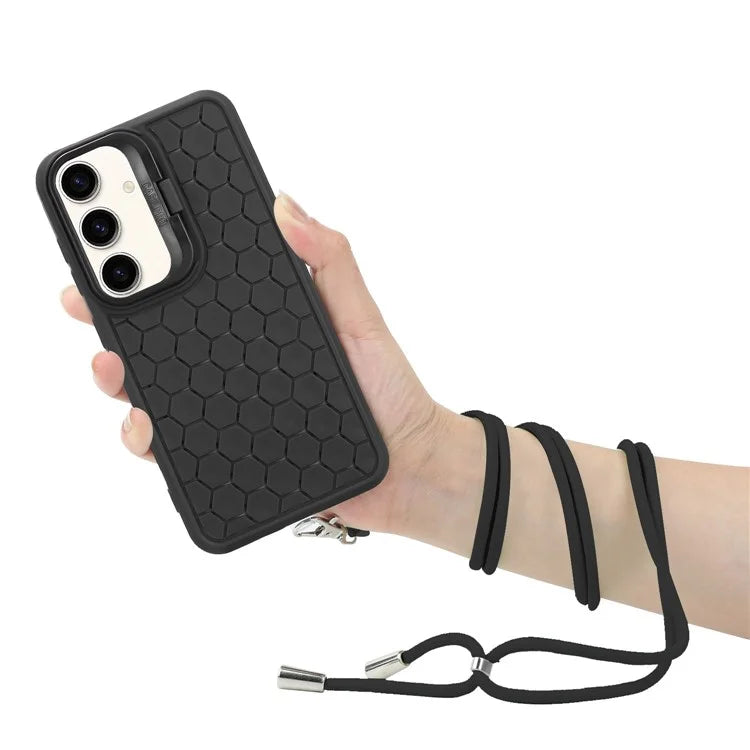 For Samsung Galaxy A05s 4G Crossbody Case Heat Dissipation Structure TPU Phone Cover