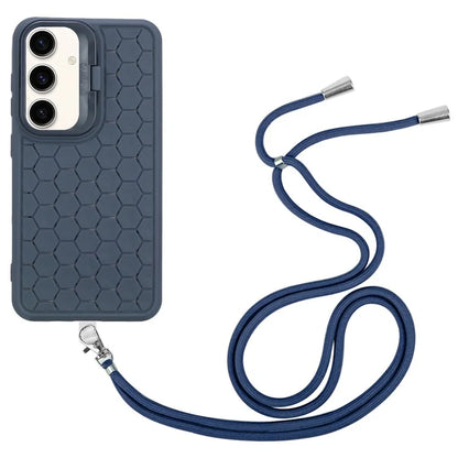 For Samsung Galaxy A05s 4G Crossbody Case Heat Dissipation Structure TPU Phone Cover
