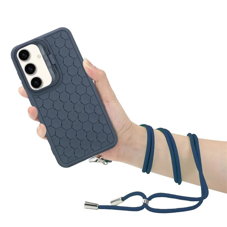 For Samsung Galaxy A05s 4G Crossbody Case Heat Dissipation Structure TPU Phone Cover