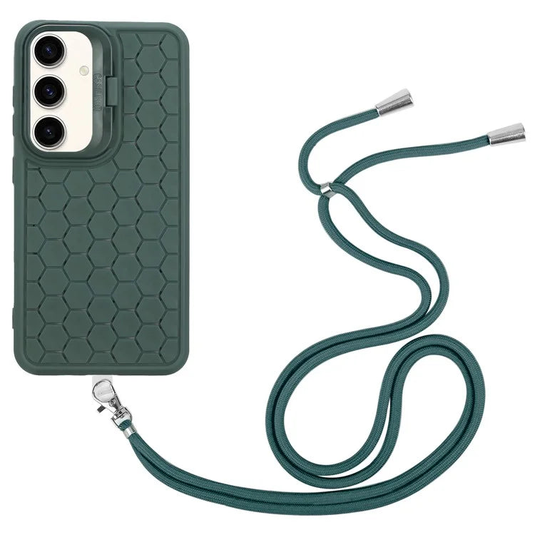 For Samsung Galaxy A05s 4G Crossbody Case Heat Dissipation Structure TPU Phone Cover