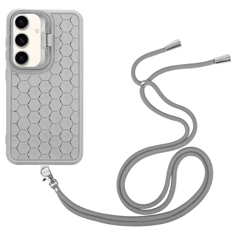 For Samsung Galaxy A05s 4G Crossbody Case Heat Dissipation Structure TPU Phone Cover