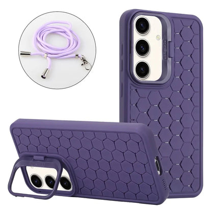 For Samsung Galaxy A05s 4G Crossbody Case Heat Dissipation Structure TPU Phone Cover