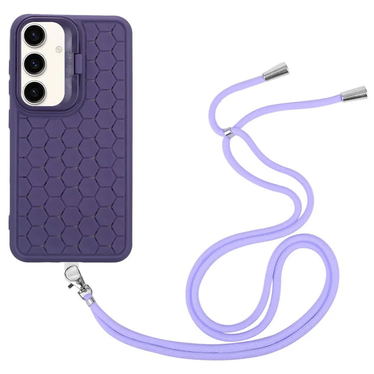 For Samsung Galaxy A05s 4G Crossbody Case Heat Dissipation Structure TPU Phone Cover
