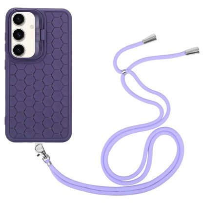 For Samsung Galaxy A05s 4G Crossbody Case Heat Dissipation Structure TPU Phone Cover