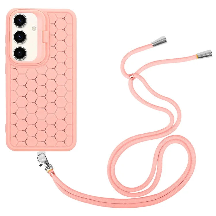 For Samsung Galaxy A05s 4G Crossbody Case Heat Dissipation Structure TPU Phone Cover