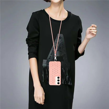 For Samsung Galaxy A05s 4G Crossbody Case Heat Dissipation Structure TPU Phone Cover