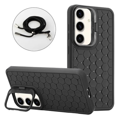 For Samsung Galaxy A14 4G / 5G Case TPU Cooling Phone Cover with Kickstand / Lanyard