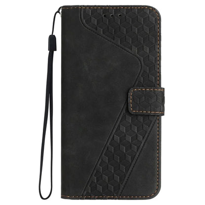 For iPhone 14 Drop Proof Case PU Leather Phone Wallet 7-Shape Imprinted Cover