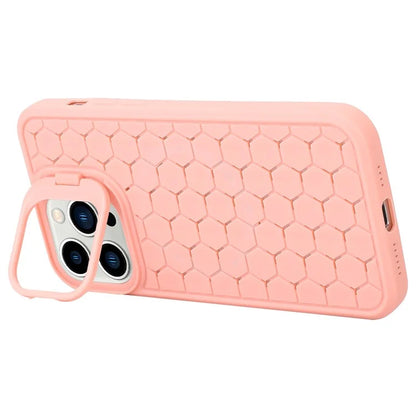 For iPhone 15 Pro TPU Case Heat Dissipation Protective Cover with Kickstand
