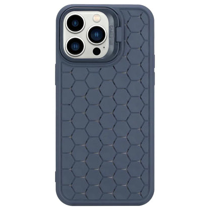 For iPhone 15 Pro TPU Case Heat Dissipation Protective Cover with Kickstand