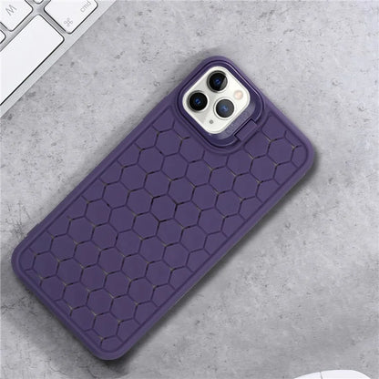 For iPhone 11 Pro Case Heat Dissipation Shockproof TPU Phone Cover with Kickstand
