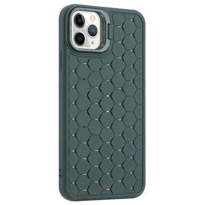 For iPhone 11 Pro Case Heat Dissipation Shockproof TPU Phone Cover with Kickstand