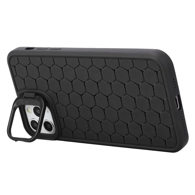 For iPhone 11 Pro Case Heat Dissipation Shockproof TPU Phone Cover with Kickstand
