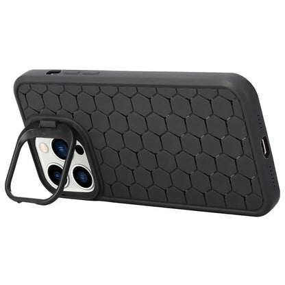 For iPhone 14 Pro Max Kickstand Case Heat Dissipation TPU Mobile Phone Cover