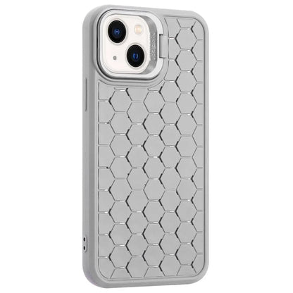 For iPhone 14 Case Hidden Kickstand Heat Dissipation Soft TPU Phone Cover