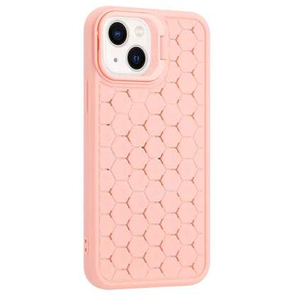 For iPhone 14 Case Hidden Kickstand Heat Dissipation Soft TPU Phone Cover