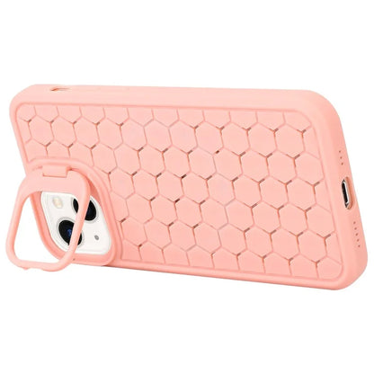 For iPhone 13 TPU Case Heat Dissipation Lens Frame Kickstand Phone Cover