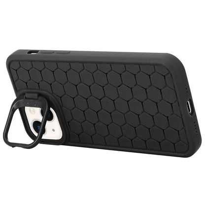 For iPhone 13 TPU Case Heat Dissipation Lens Frame Kickstand Phone Cover