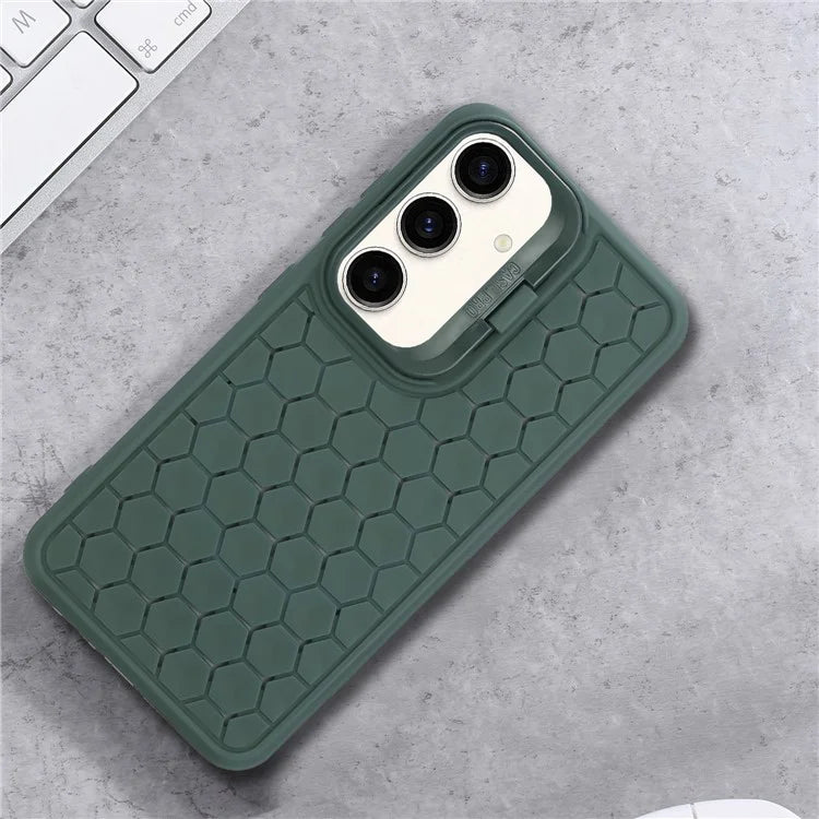 For Samsung Galaxy A05s 4G Case Heat Dissipation TPU Phone Cover with Lens Kickstand