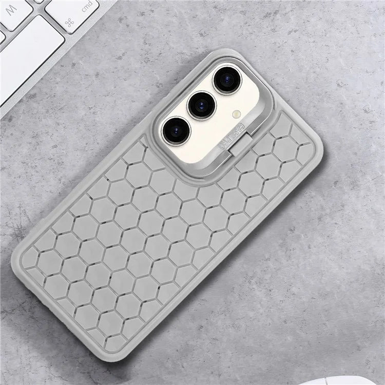 For Samsung Galaxy A05s 4G Case Heat Dissipation TPU Phone Cover with Lens Kickstand