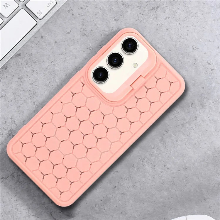 For Samsung Galaxy A05s 4G Case Heat Dissipation TPU Phone Cover with Lens Kickstand