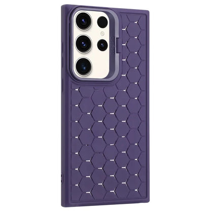 For Samsung Galaxy S24 Ultra Case Heat Dissipation Kickstand TPU Back Cover