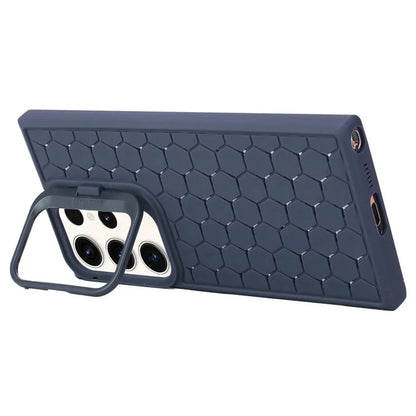 For Samsung Galaxy S23 Ultra Case Protective TPU Breathable Cooling Phone Cover with Kickstand