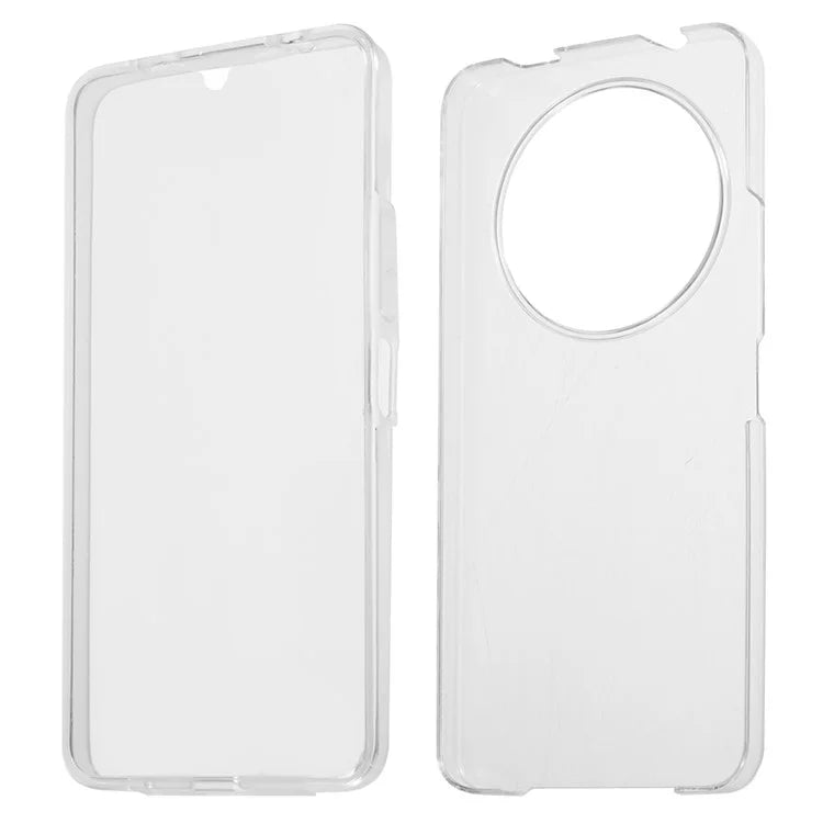 For Xiaomi Redmi A3 / Poco C61 4G Clear Case Acrylic + PET 360 Degree Full Body Protective Cover