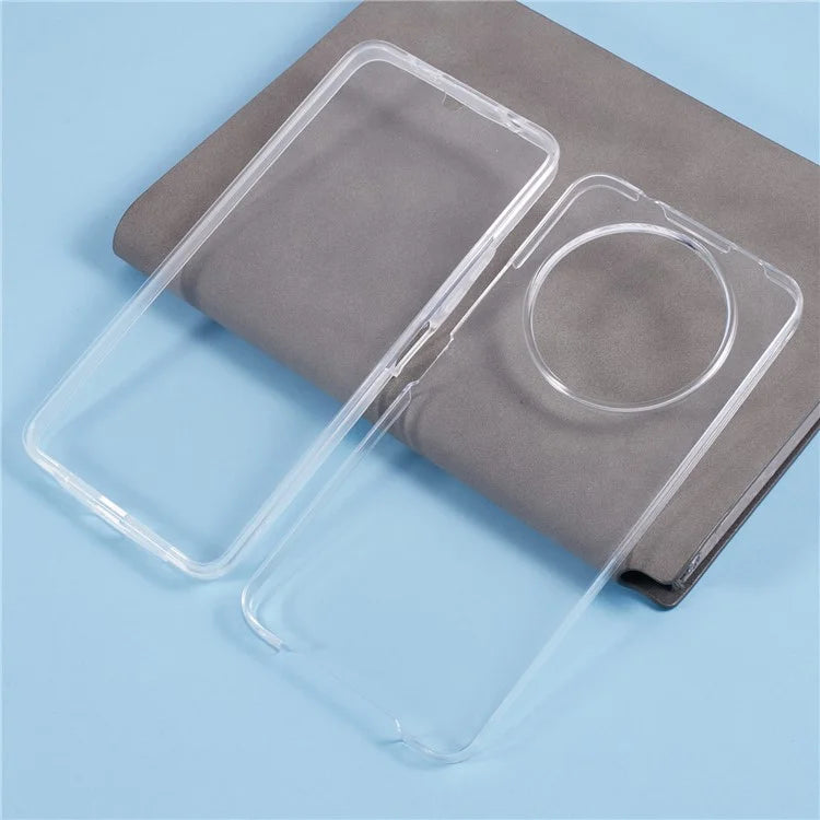 For Xiaomi Redmi A3 / Poco C61 4G Clear Case Acrylic + PET 360 Degree Full Body Protective Cover