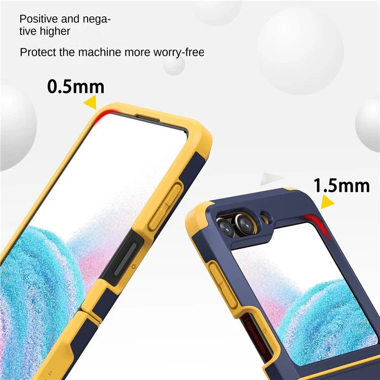 SGP Armor Series For Samsung Galaxy Z Flip5 5G PC Case Hinge Protection Folding Phone Protective Cover