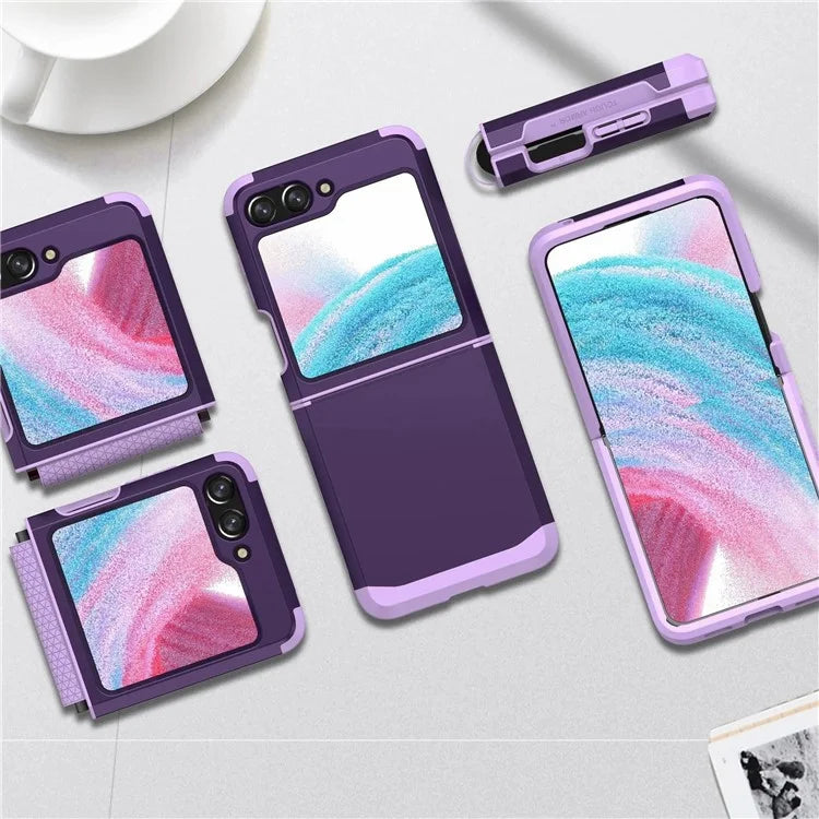 SGP Armor Series For Samsung Galaxy Z Flip5 5G PC Case Hinge Protection Folding Phone Protective Cover