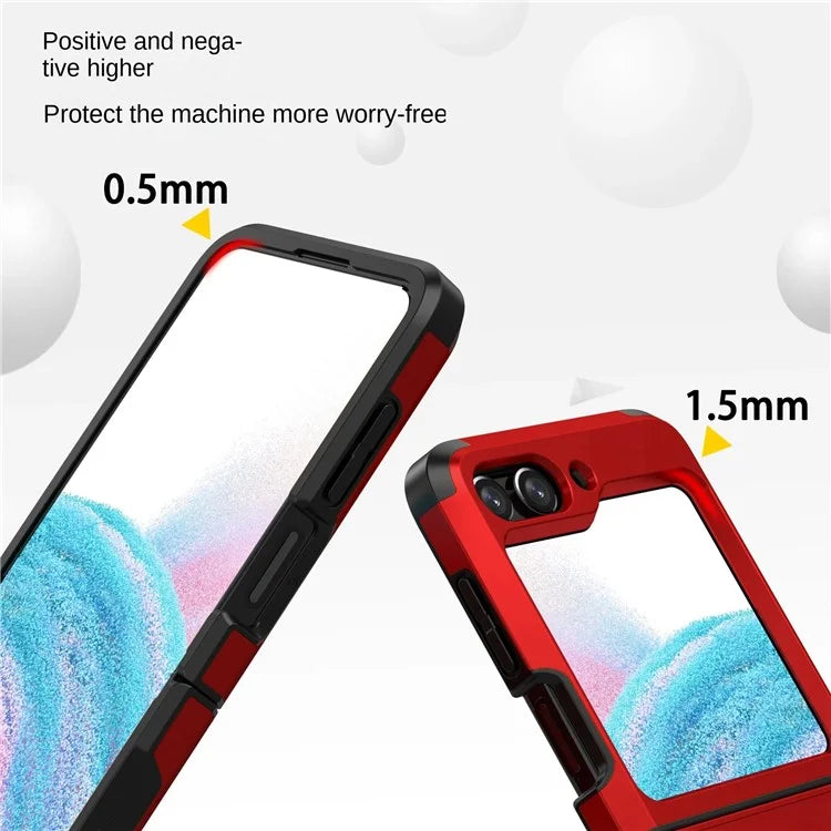SGP Armor Series For Samsung Galaxy Z Flip5 5G PC Case Hinge Protection Folding Phone Protective Cover