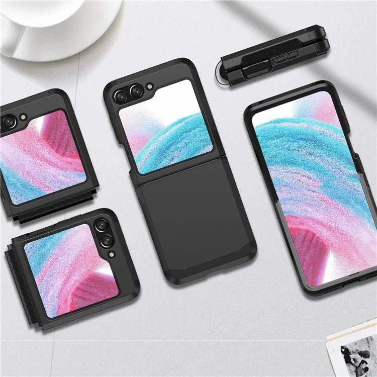 SGP Armor Series For Samsung Galaxy Z Flip5 5G PC Case Hinge Protection Folding Phone Protective Cover