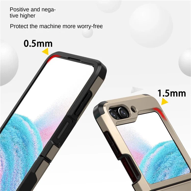 SGP Armor Series For Samsung Galaxy Z Flip5 5G PC Case Hinge Protection Folding Phone Protective Cover