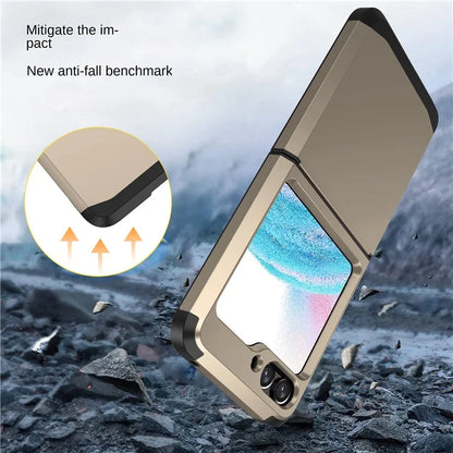 SGP Armor Series For Samsung Galaxy Z Flip5 5G PC Case Hinge Protection Folding Phone Protective Cover