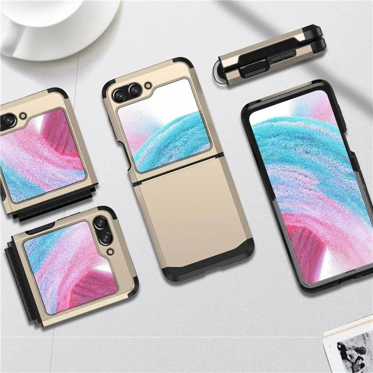 SGP Armor Series For Samsung Galaxy Z Flip5 5G PC Case Hinge Protection Folding Phone Protective Cover
