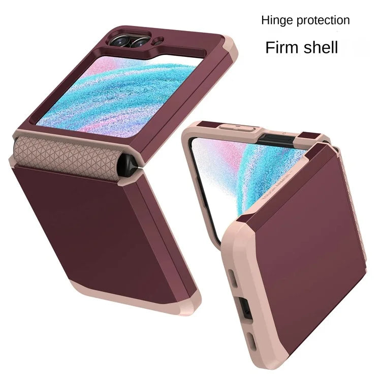 SGP Armor Series For Samsung Galaxy Z Flip5 5G PC Case Hinge Protection Folding Phone Protective Cover
