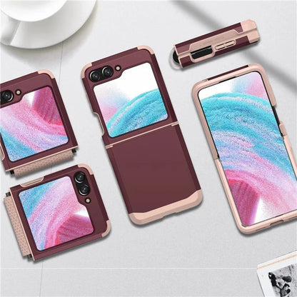 SGP Armor Series For Samsung Galaxy Z Flip5 5G PC Case Hinge Protection Folding Phone Protective Cover
