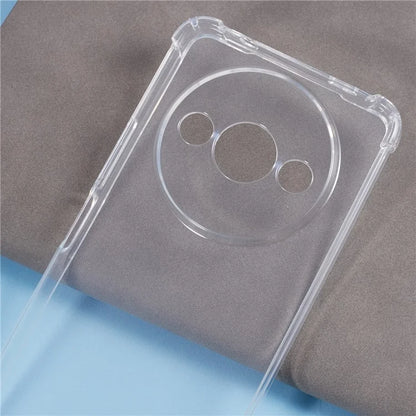 For Xiaomi Redmi A3 / Poco C61 4G Case TPU Anti-Scratch HD Clear Protective Back Phone Cover with Lanyard